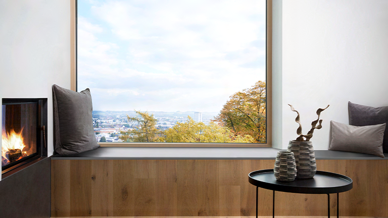 Raumszene, Fenster, Fensterbank